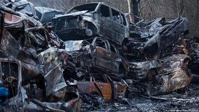 حريق هائل يدمر 300 سيارة في ألمانيا