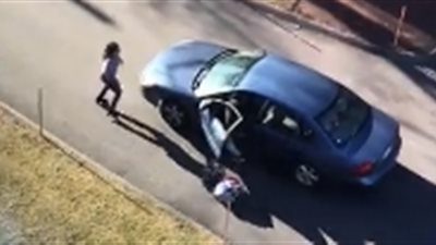 شجار بين رجل وامرأة ينتهي بإطلاق النار (فيديو)