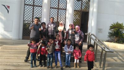 رحلة لذوي الاحتياجات الخاصة بعين شمس إلى مكتبة مصر الجديدة