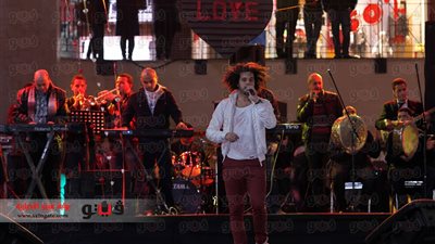 بالصور.. «الجريني» يحيي حفلا غنائيا بمول «ميتينج بوينت» بمناسبة «عيد الحب»