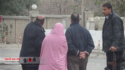 بالصور.. وصول أهالي البلتاجي وحجازي إلى معهد أمناء الشرطة