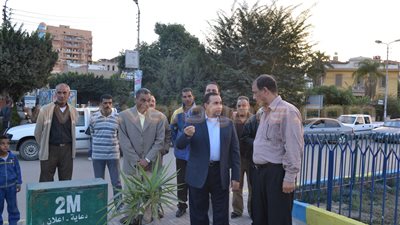 بالصور.. محافظ الإسماعيلية يتفقد أعمال تطوير ميدان عرابي