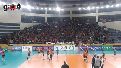 ألتراس أهلاوي يشعل مدرجات البطولة العربية لـ«الطائرة» (فيديو)