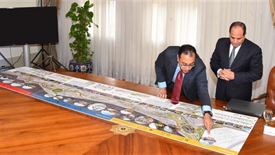 الرئيس والتنمية.. يكلف الحكومة بتنفيذ برنامج الإصلاح الاقتصادي الشامل.. خفض الدين العام والحد من التضخم.. الانتهاء من المشروعات القومية الكبرى وفقا للجداول الزمنية المقررة