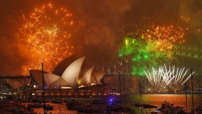 عرض مبكر للألعاب النارية في سيدني للترحيب بالسنة الجديدة 2019 (فيديو)