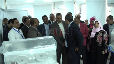 إنشاء قسم للعناية المركزة لأول مرة بمستشفى منشأة القناطر (صور)