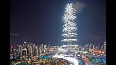 بث مباشر للاحتفال برأس السنة الجديدة من أمام برج خليفة بدبي