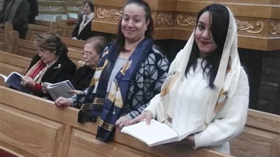 تسبحة رأس السنة من داخل كنيسة الأنبا بيشوي في بورسعيد (فيديو وصور)