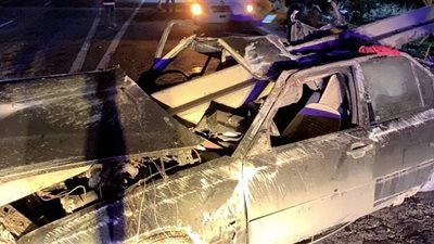 أول حادث سير مروع بالعام الجديد في لبنان (صورة)