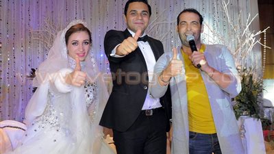 بالصور.. سعد الصغير والصريطي يشاركان في حفل زفاف ابنة رجل أعمال