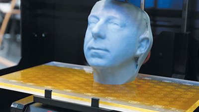 عرض تماثيل بنيت بتكنولوجيا الطباعة ثلاثية الأبعاد في شرقي الصين