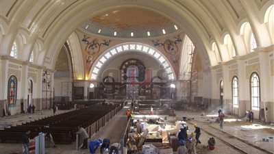 قداس عيد الميلاد.. أين وصل العمل في كاتدرائية العاصمة الإدارية (صور)