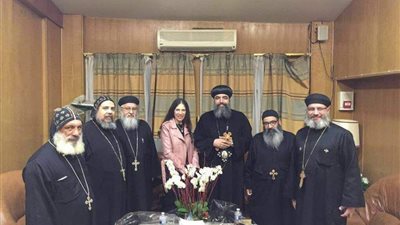 قنصل مصر في باريس تهنئ الأنبا مارك بتجليسه