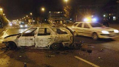 تصادم 8 سيارات في حادث مروع بالطريق الصحراوي بالبحيرة