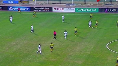 المقاولون يتقدم بهدف أمام الإسماعيلي في الشوط الأول بالدوري