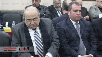 يسري الجمل ومصطفى الفقي يصلان عزاء شقيق حسام عيسى