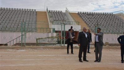 بدء أعمال تطوير إستاد الخارجة الرياضي بتكلفة 6 ملايين جنيه