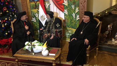 بطريرك الكاثوليك والروم يهنئان البابا تواضروس بعيد الميلاد