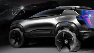 فولكس فاجن تنافس سيارات جيب رانجلر في تصميم T-Rug الــSUV