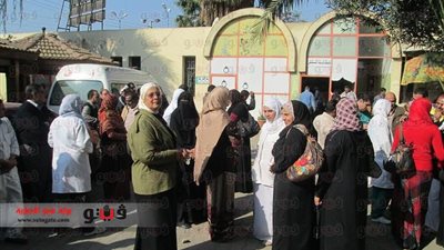 إضراب أطباء التأمين الصحي والعاملين بالمساحة في الدقهلية