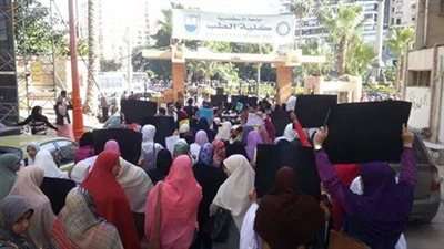 مظاهرة لطلاب الإخوان بالمجمع الطبي لجامعة الإسكندرية