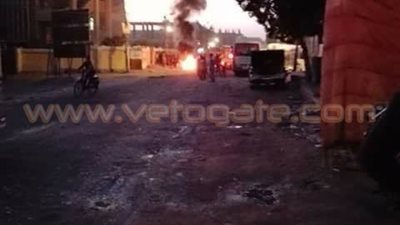 أهالي قرية الدير بالقليوبية يقطعون الطريق احتجاجا على خسارة مرشح