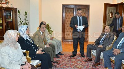 بالصور.. رئيس جهاز المحاسبات يلتقي وفد ديوان المحاسبة الأردنى