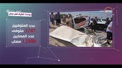 فيديو يعرض حجم حوادث الطرق في مصر عام 2017