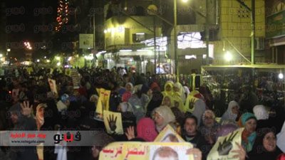 بالصور.. أنصار «الإخوان» ينظمون مسيرة من شبرا الخيمة إلى الألف مسكن