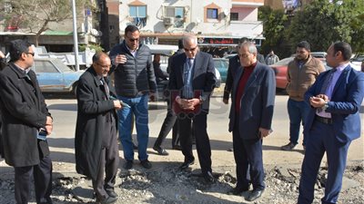 محافظ الجيزة يراقب أعمال الجمع السكني للقمامة (صور)