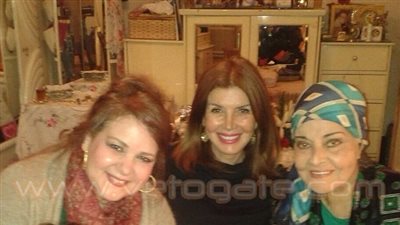 الظهور الأول لمديحة يسري بعد خروجها من المستشفى