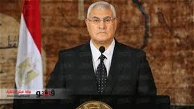  المستشار عدلي منصور