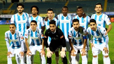 بيراميدز يتقدم على المصري بهدف في الشوط الأول