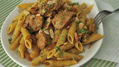 أسهل طريقة لعمل المكرونة بالبهارات الخليجية والدجاج