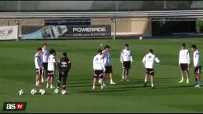 بالفيديو.. لقطة مهارية رائعة لـ«رونالدو» في تدريبات ريـال مدريد