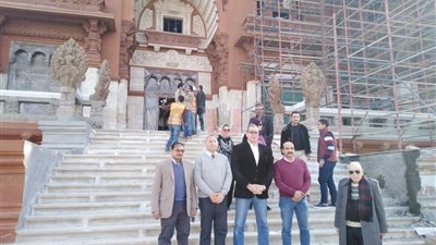 نائب محافظ القاهرة يتفقد تطوير قصر البارون ومدرج غرناطة