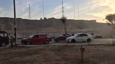 فتح طريق المقطم أمام الحركة المرورية عقب انتهاء أعمال الترميم