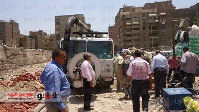 بالصور.. افتتاح نفق الصرف الصحي بحدائق المعادي