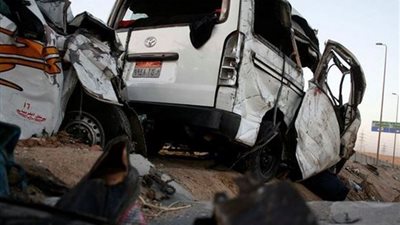 إصابة 14 شخصًا بحادث انقلاب ميكروباص في بلبيس