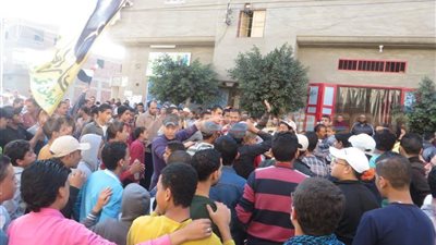 الإرهابية تتظاهر ببصارطة دمياط احتجاجًا على أحكام كرداسة