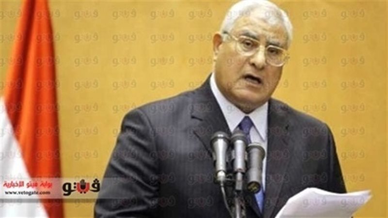 المستشار عدلي منصور