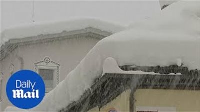 عواصف ثلجية تجتاح أوروبا وتدمر الأخضر واليابس (فيديو)