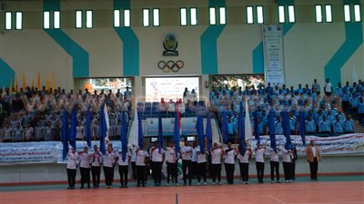 بالصور.. افتتاح الدورة العربية الـ11 لخماسيات كرة القدم بجنوب الوادي