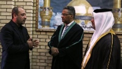 السفير المصري بالعراق يزور العتبات المقدسة