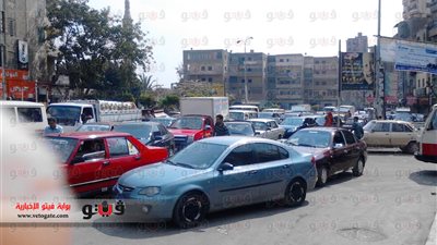 بالصور.. استمرار أزمة البنزين بالشرقية.. وشلل مرورى بسبب المحطات