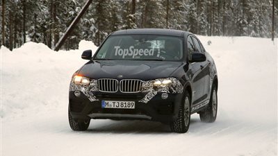 بالصور.. لقطات جاسوسية لسيارة BMW X4 في الشتاء لعام 2015