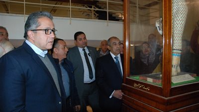 وزيرا الآثار والزراعة يتفقدان المتحف الزراعي بالدقي