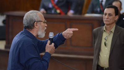 وصول المتهمين المحبوسين في 