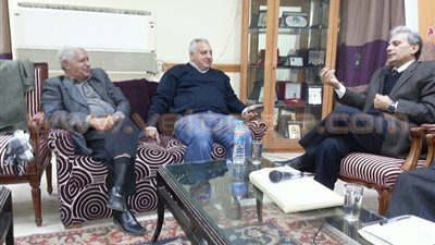 بالصور.. جابر نصار: سعيد بالدستور المصري وقرارات «السيسي»