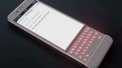 بالصور.. «أي فون 7» بـ «كي بورد»